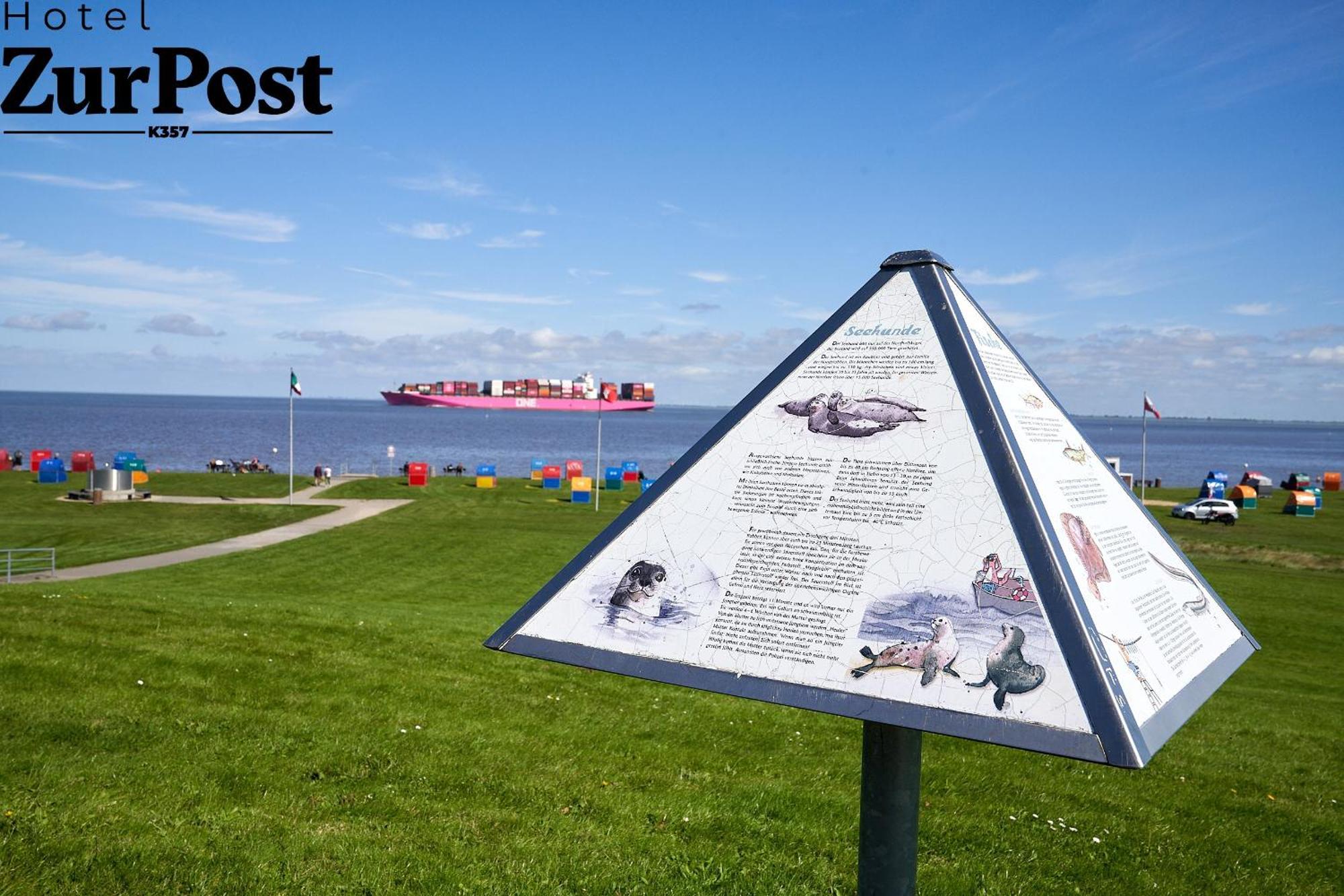 K357 - Hotel & Restaurant "Zur Post" In Otterndorf Bei Cuxhaven エクステリア 写真