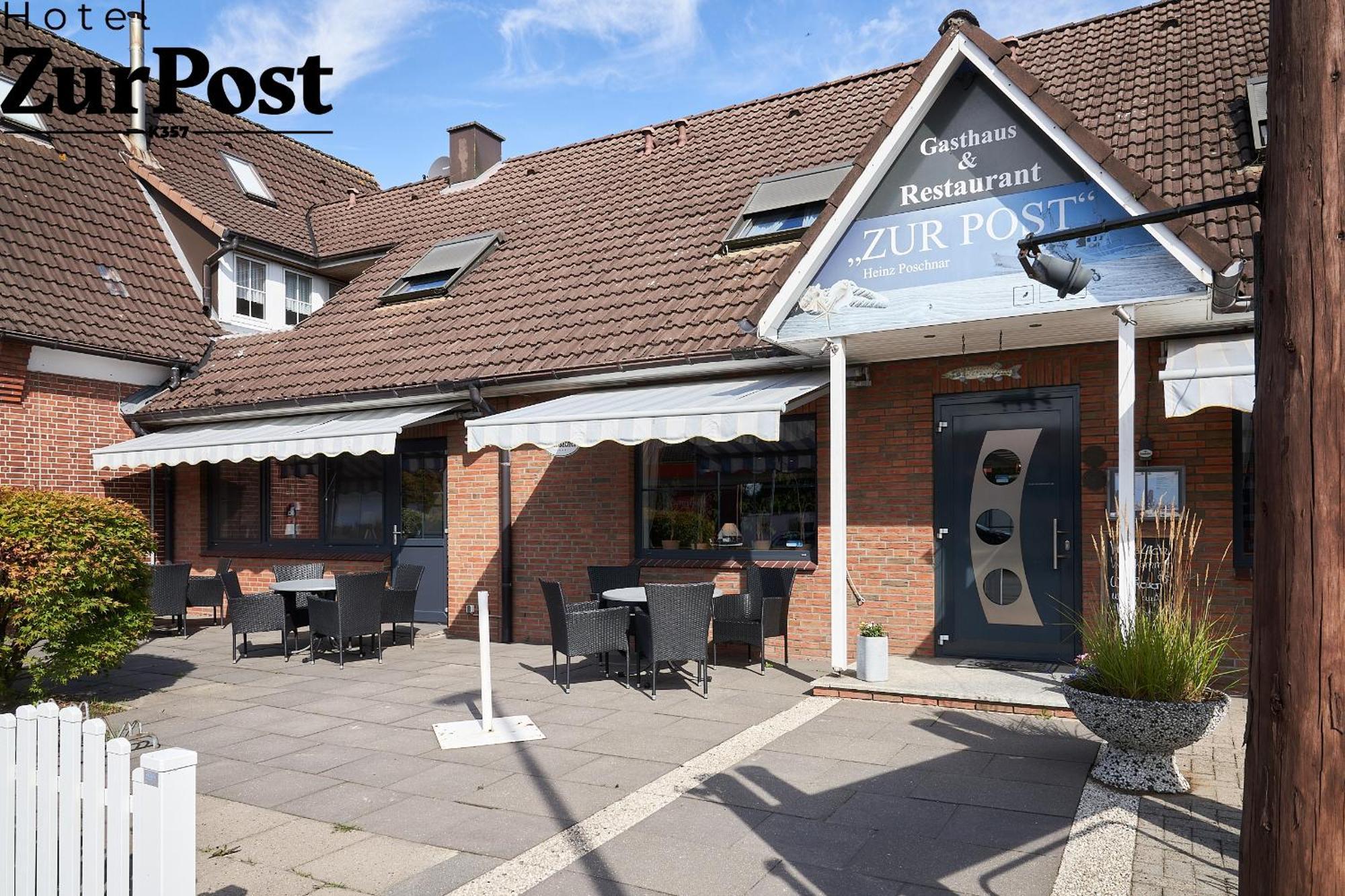 K357 - Hotel & Restaurant "Zur Post" In Otterndorf Bei Cuxhaven エクステリア 写真