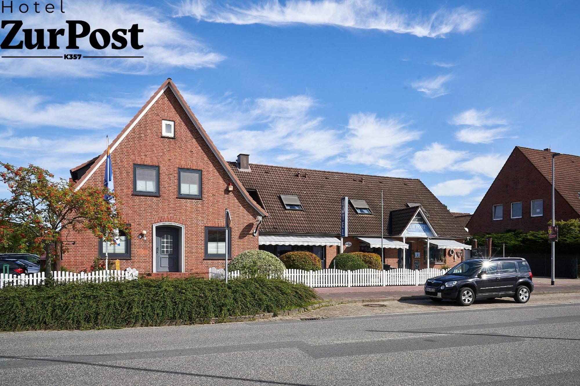 K357 - Hotel & Restaurant "Zur Post" In Otterndorf Bei Cuxhaven エクステリア 写真