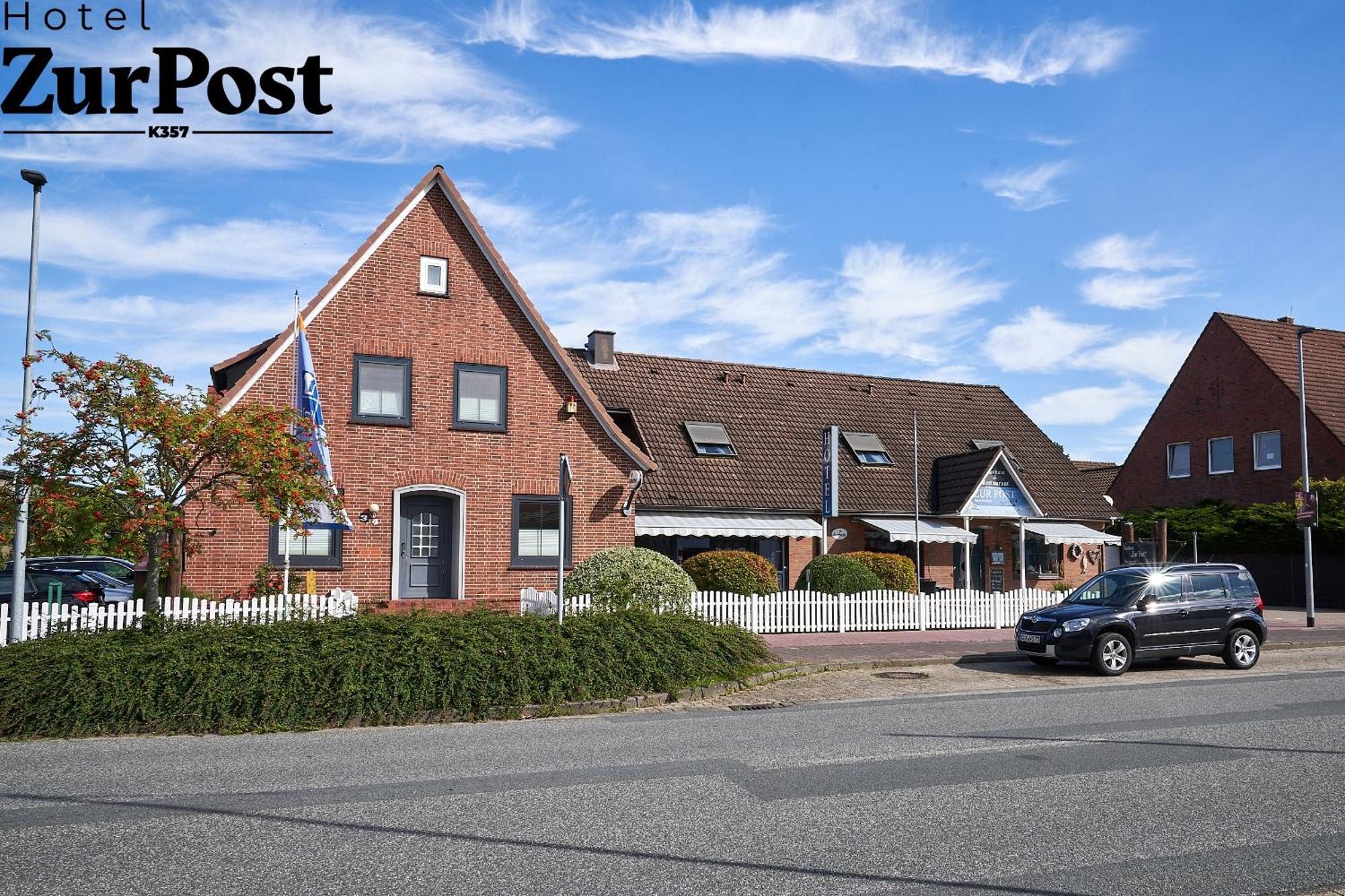 K357 - Hotel & Restaurant "Zur Post" In Otterndorf Bei Cuxhaven エクステリア 写真