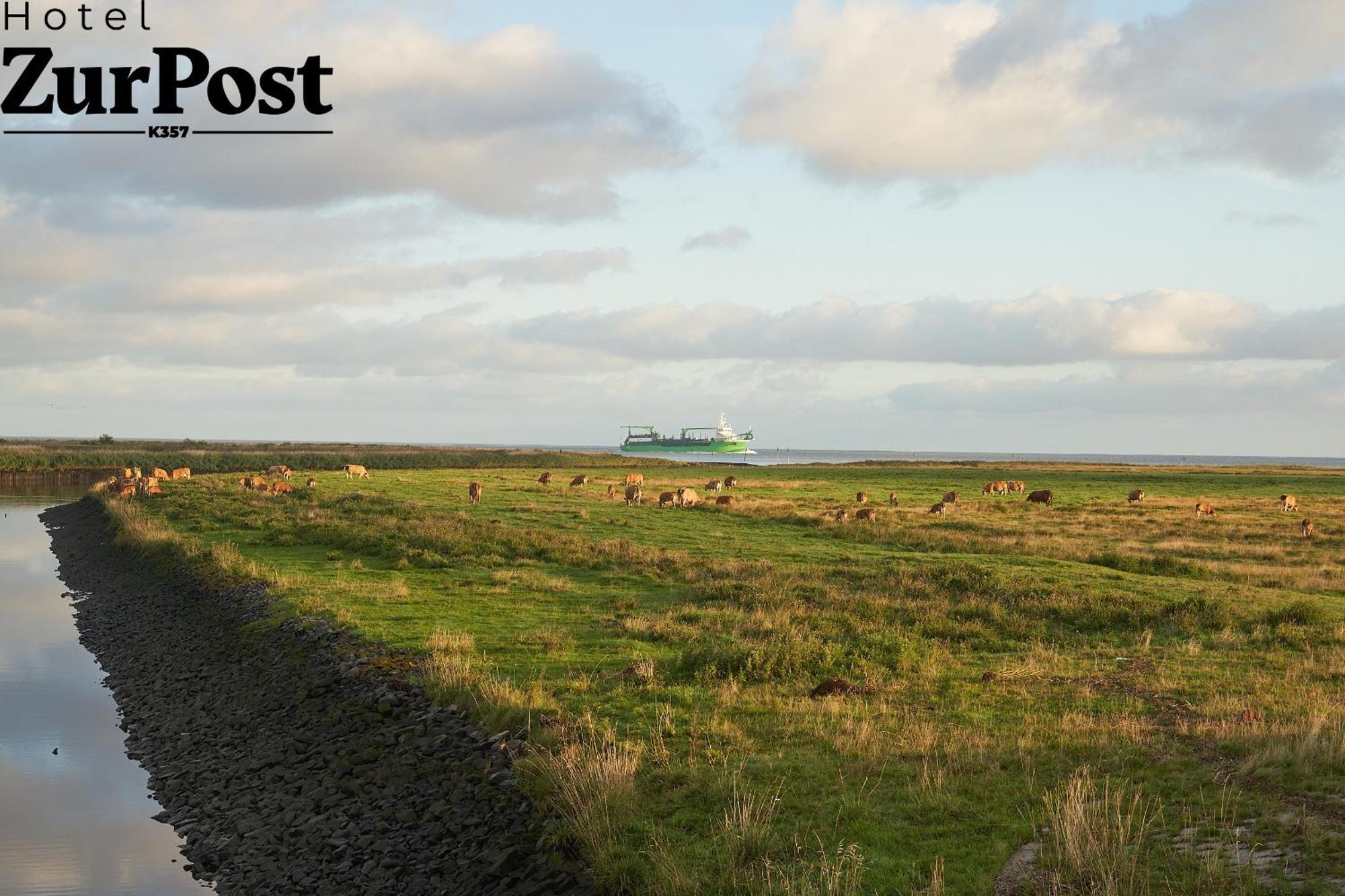 K357 - Hotel & Restaurant "Zur Post" In Otterndorf Bei Cuxhaven エクステリア 写真